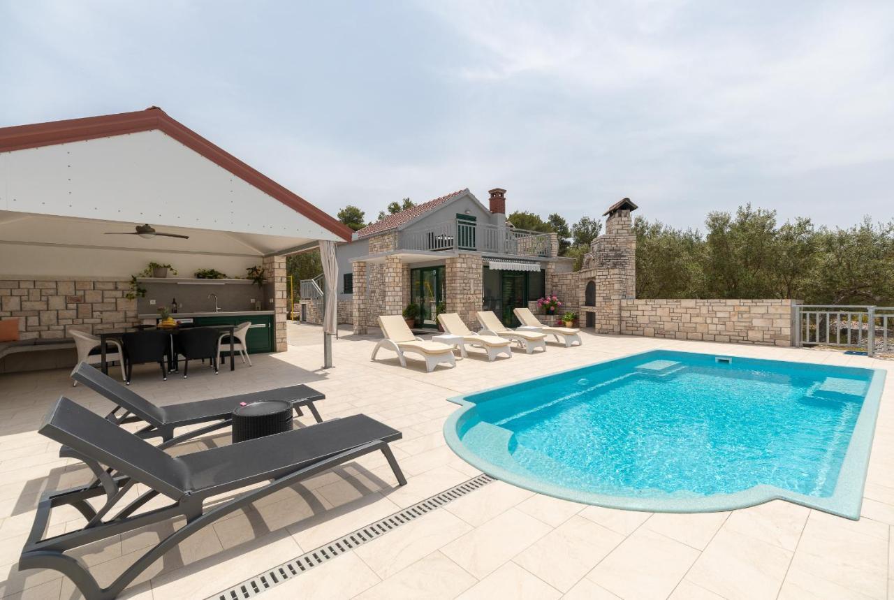 Villa Barbara - Olive Paradise, With Chlorine-Free Pool Vela Luka Exterior foto